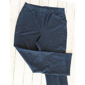 Weekenders Pants Medium Blue Vintage 90s High Rise Coastal Grandma Lagenlook